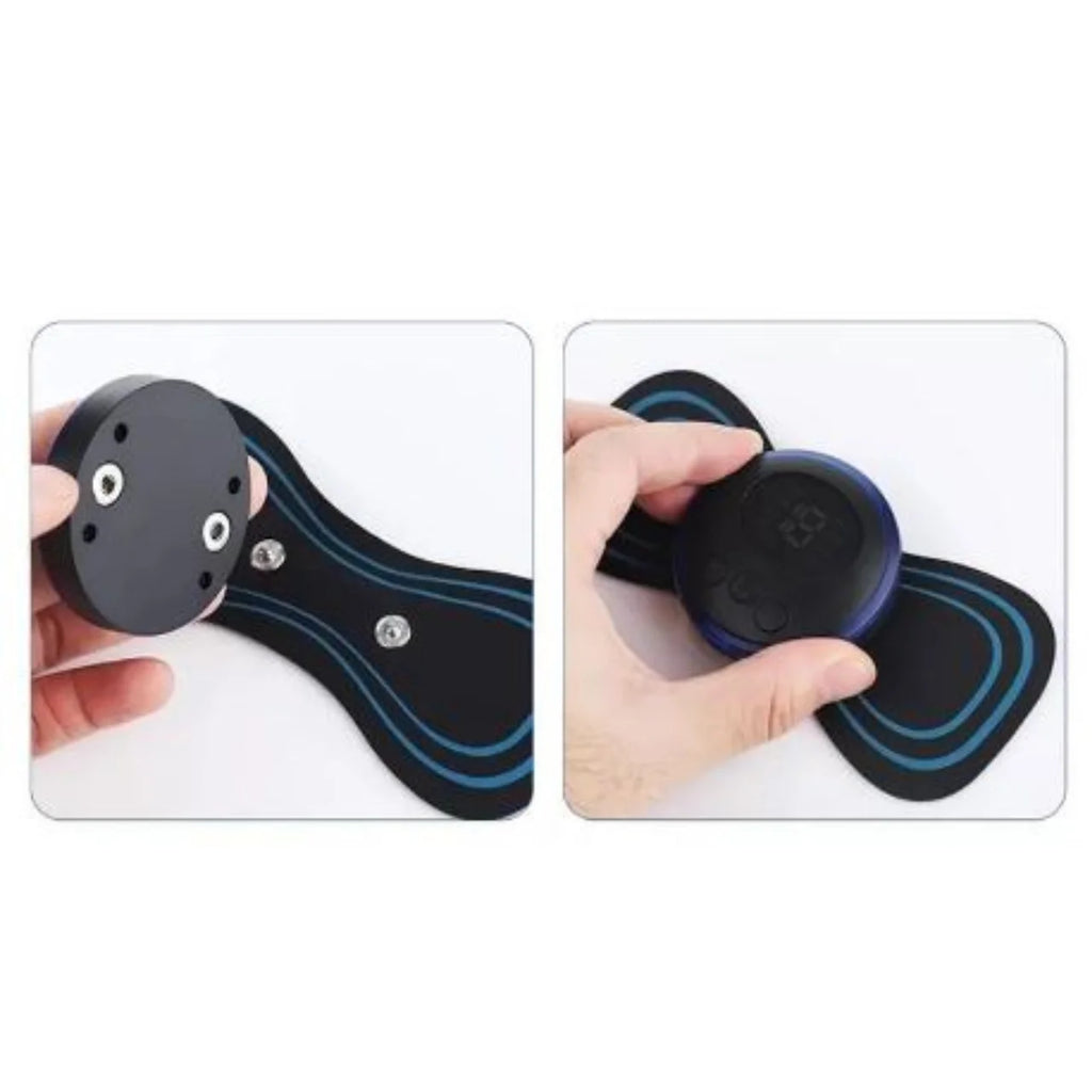 Massageador Corporal Elétrico EMS – Alívio de Dores e Relaxamento Muscular