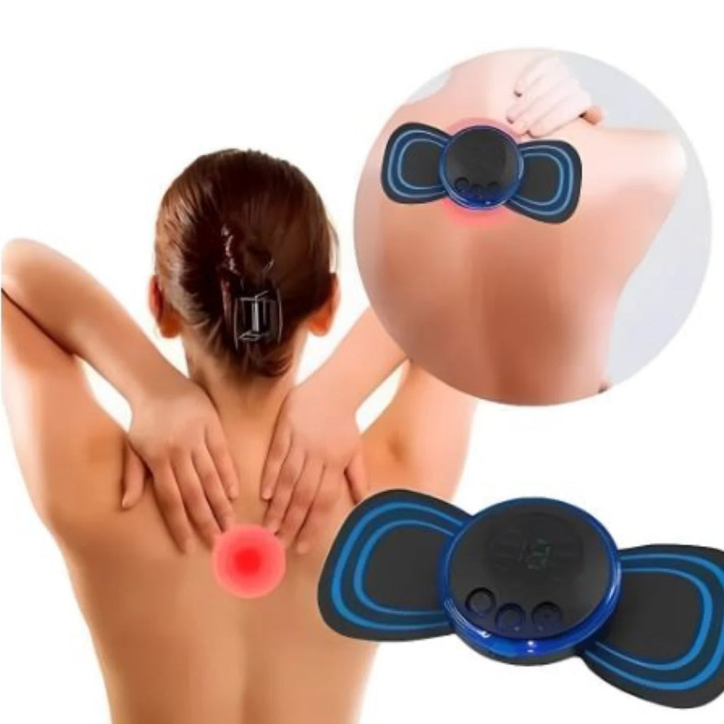 Massageador Corporal Elétrico EMS – Alívio de Dores e Relaxamento Muscular