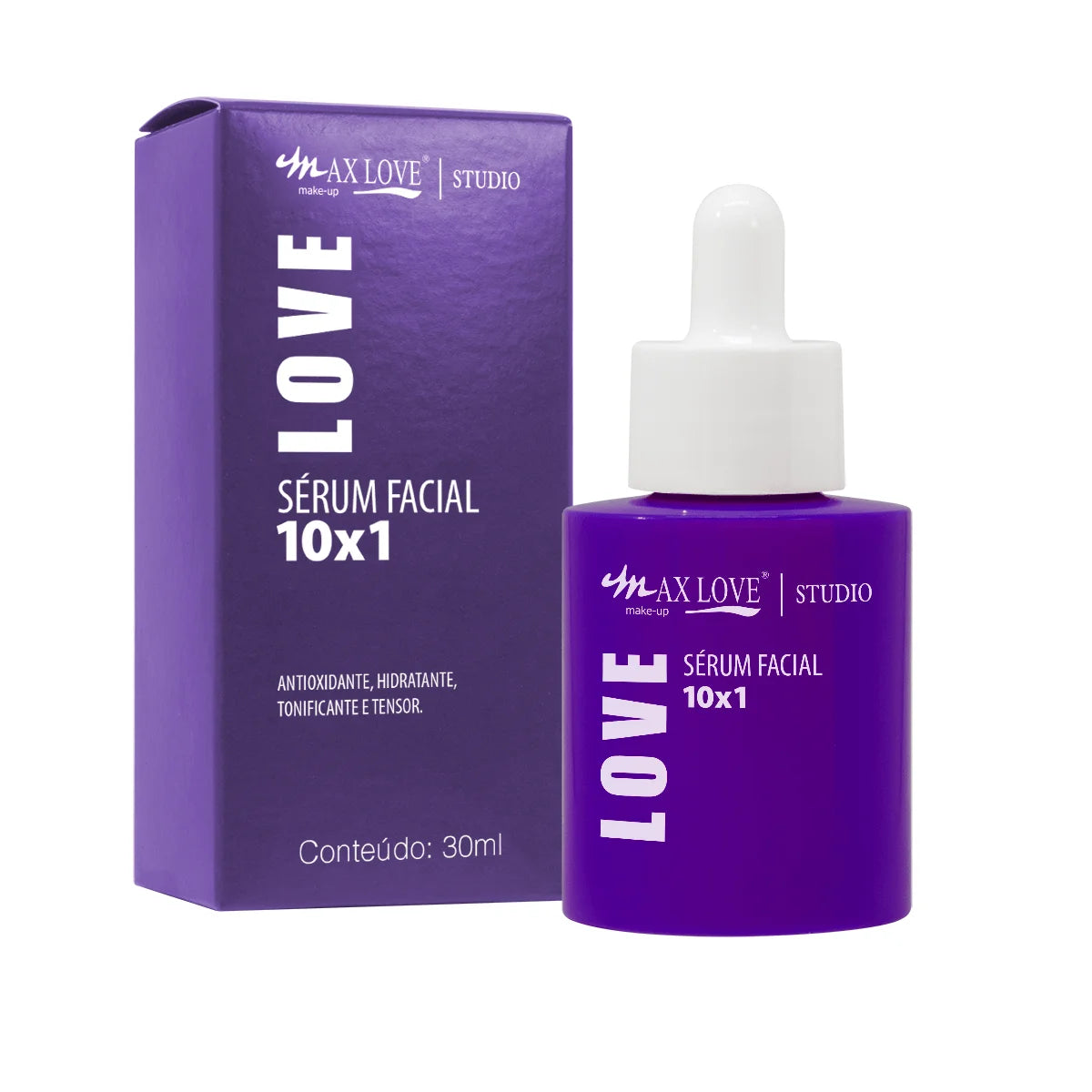 Sérum Facial Max Love 10 em 1 – Hidratação Profunda, Anti-Idade e Iluminação da Pele