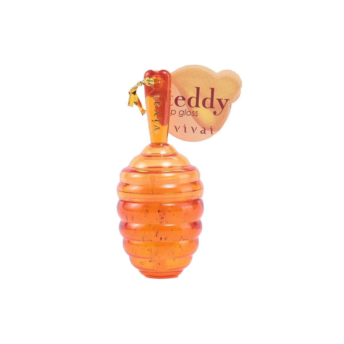 Gloss Labial Hidratante Teddy Vivai – Efeito Lábios Macios com Brilho Natural e Aroma de Mel